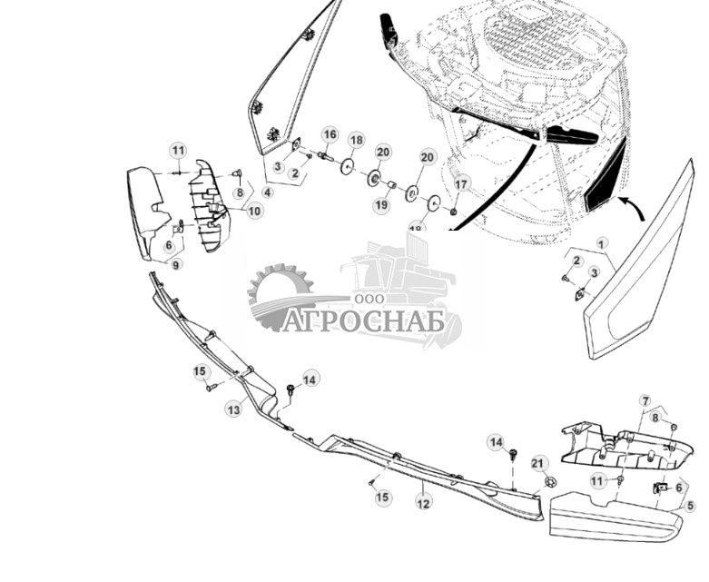 Крышки панели кабины - ST828818 401.jpg
